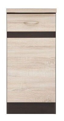 Dulap inferior de bucătărie Junona line D1D/40/82/P (Stejar sonoma + Wenge)