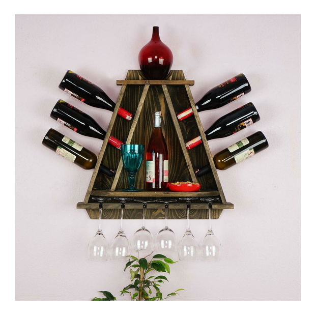 Kuchynská polica Baboma 21 (dub tmavý) 