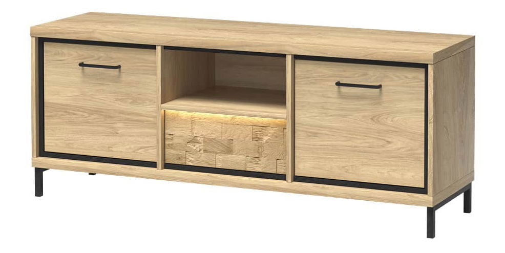 Masă TV/Dulap Milley 12 (cu iluminat LED) (hikora)