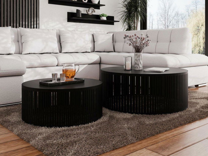 Set stolića za kavu (2 kom.) Kenozi (crna) *rasprodaja 