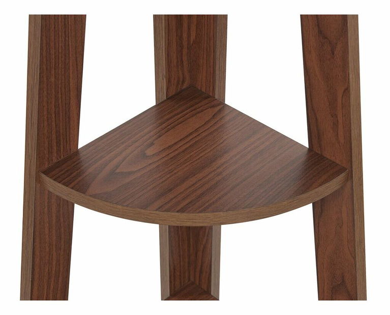 Raft Sobo (lemn închis) (cu scară)