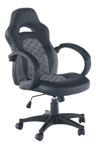 Kancelárske kreslo Naseby (čierna + sivá)