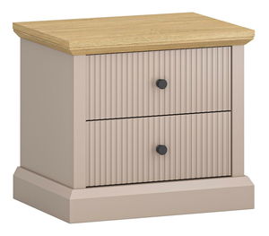 Noćni stolić Indices (taupe + kameni hrast) 