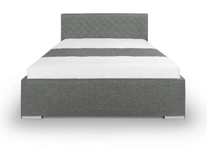 Manželská posteľ 160 cm BRW Syntia 160 (sivá)