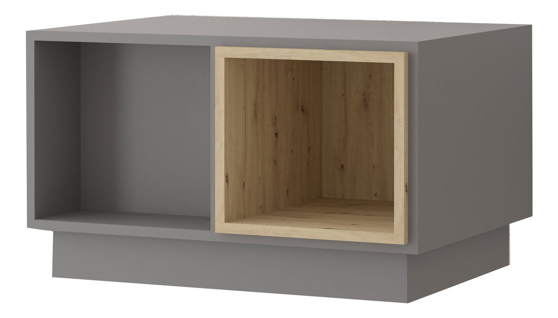 Konferenčný stolík Gabrielle 06 (dub artisan + sivá)