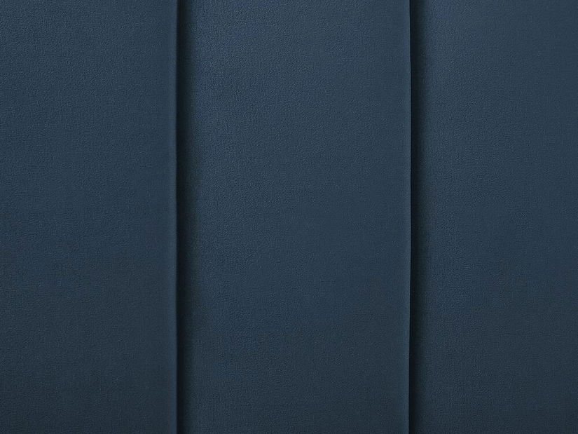 Pat matrimonial 140 cm Marvik (albastru)