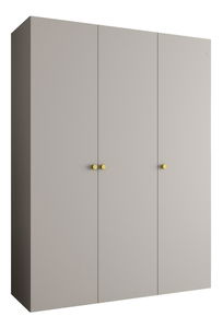 Dulap de haine 150 cm Parna 1 (Cașmir + Auriu)