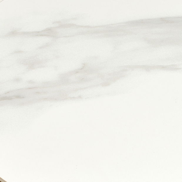 Príručný stolík Nealina 2 (biela + tmavohnedá)