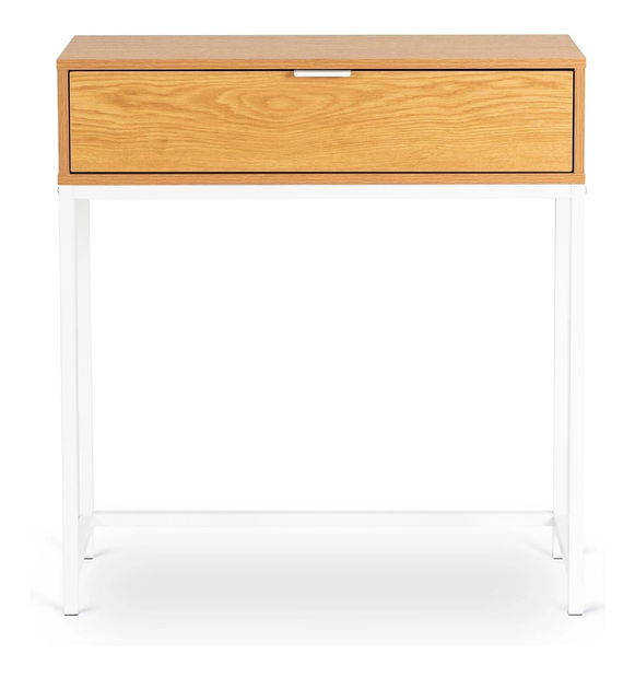 Konzolasztal Permitiendo (tölgy + fehér)
