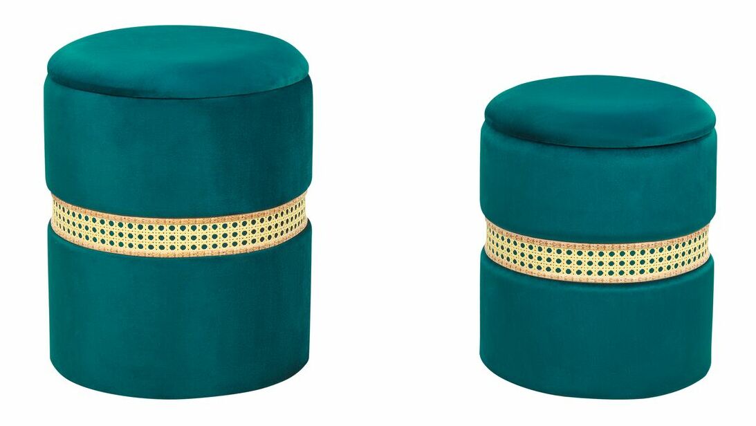 Set 2ks taburetiek Medza (zelená)