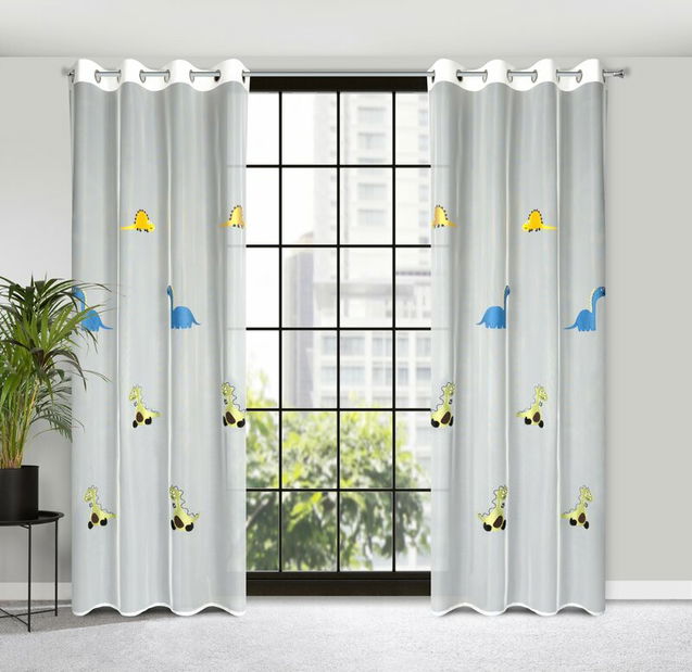 Perdea 140x250 cm Dinos (alb)