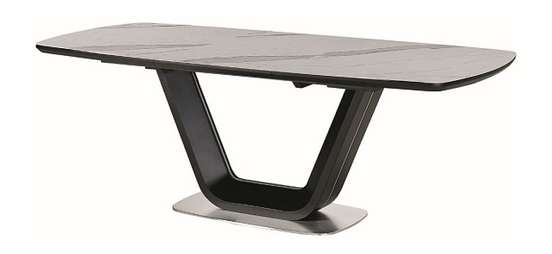 Blagovaonski stol Austin (za 6 do 8 osoba) (crna)