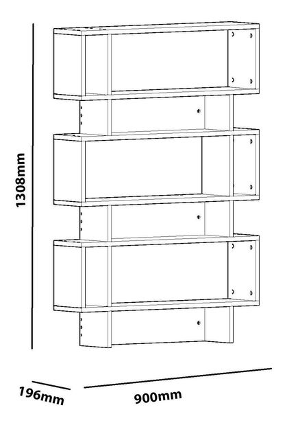 Regál Elsa (fehér) 