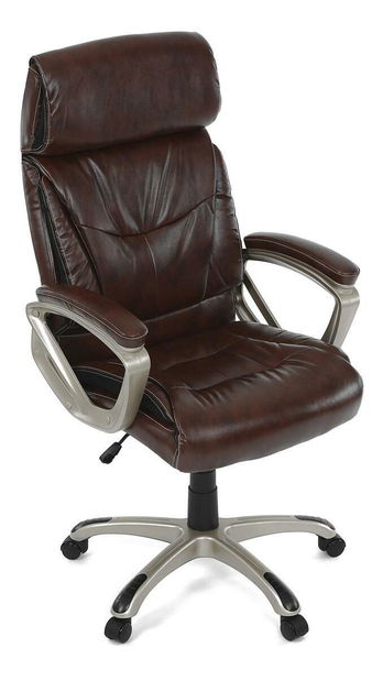Uredska fotelja Doblemente (tamnosmeđa)