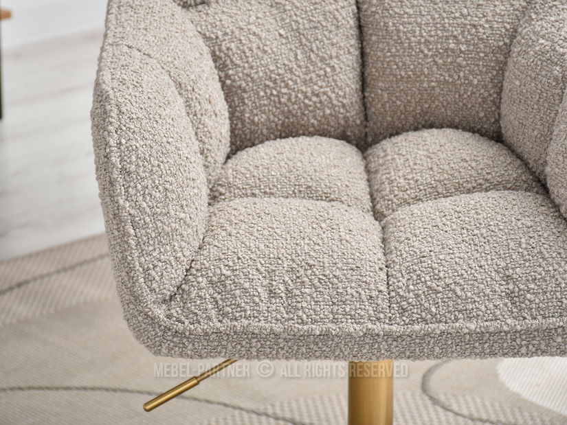 Kreslo Island (béžová + chrómová)