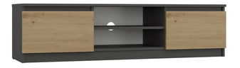 TV skrinka Musecalo 140 (antracit + dub artisan)