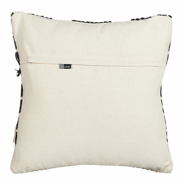 Sada 2 ozdobných vankúšov 50 x 50 cm Chitty (čierna)