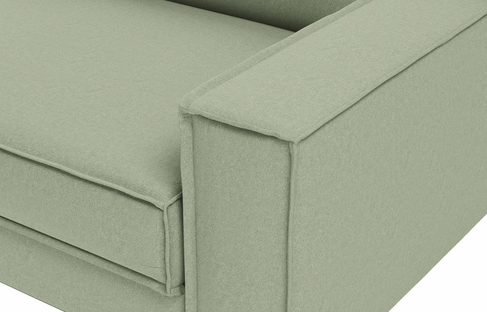 Kreslo Spary 1 (morská zelená + orech)