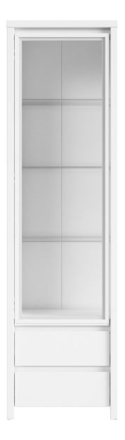 Vitrina Kaspian REG1W2SL (L/D) (bijela + bijela mat) 