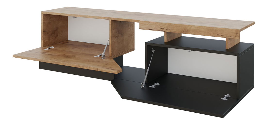 Masă TV/Dulap Belsia (antracit + wotan) *resigilat