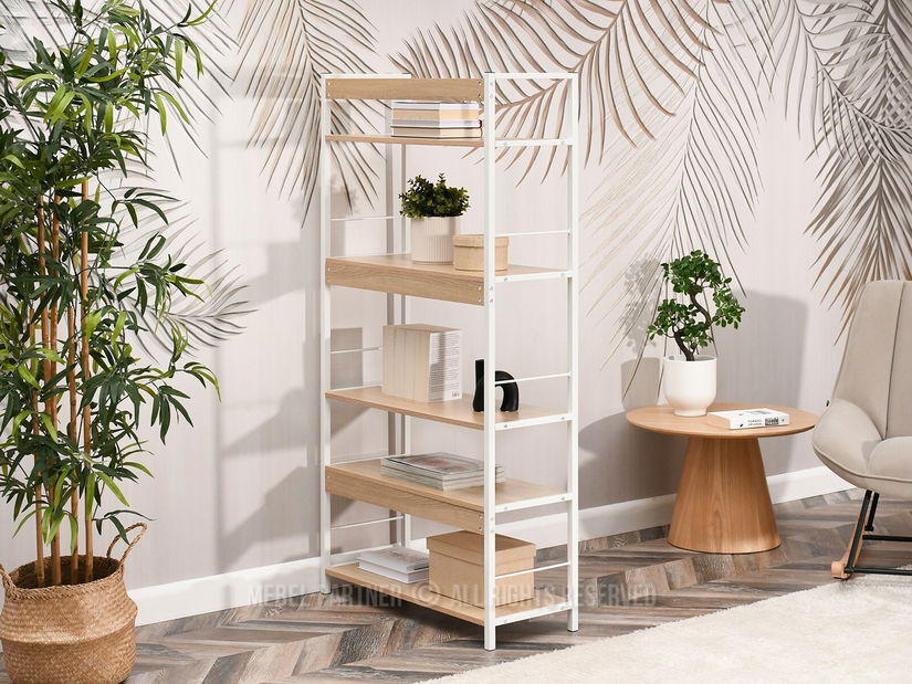 Regál Noel (sonoma + biela)