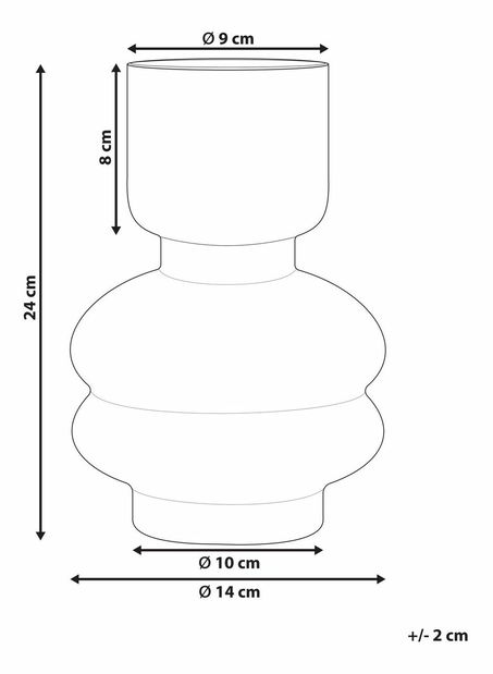 Váza Ryker (priehľadná) 