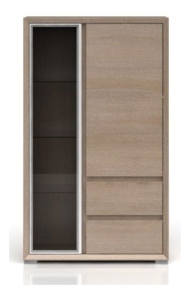 Vitrína BRW Rabesca REG1W1D2S