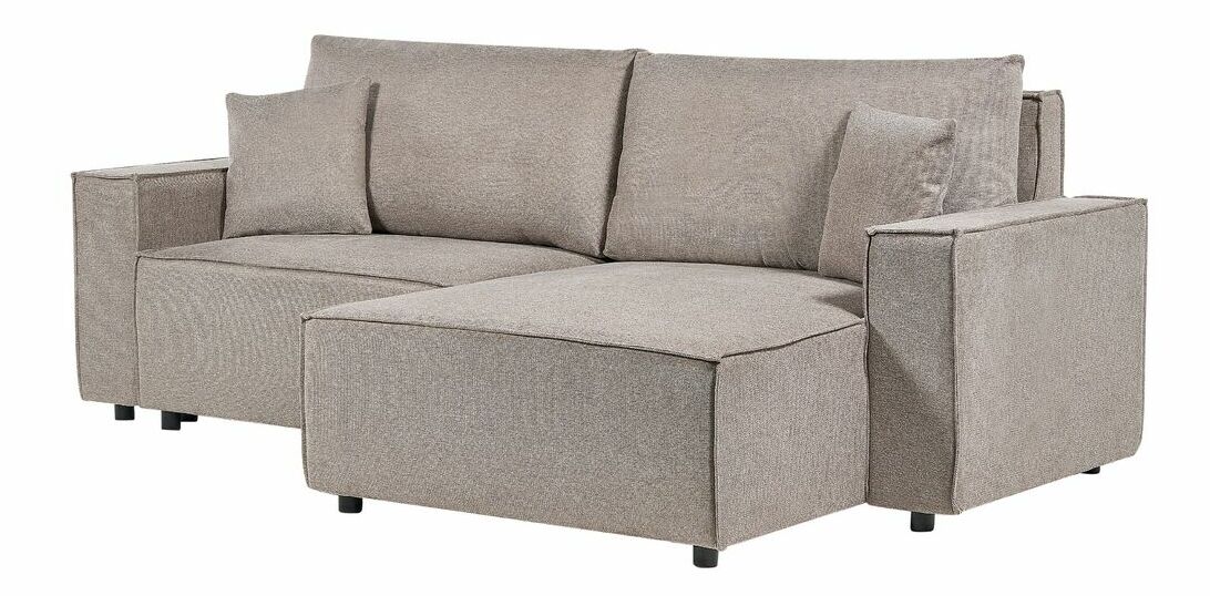 Rohová sedacia súprava Karina (sivobéžová) (L)