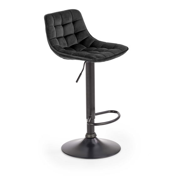 Scaun tip bar Hertha (negru)