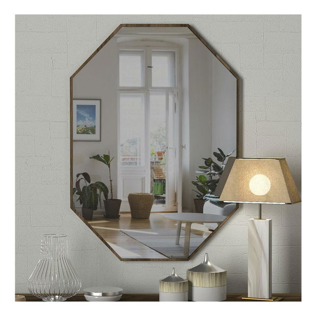 Oglindă decorativă Nubulo 2 (nuc) 