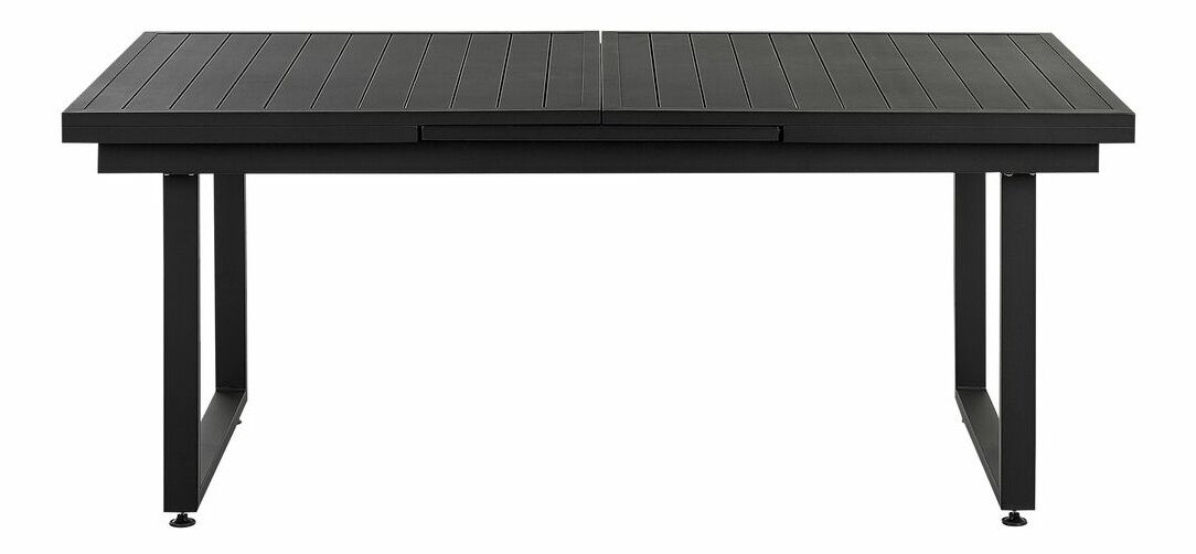 Set mobilier de grădină Valerian/Tavia (Negru + gri + maro) 