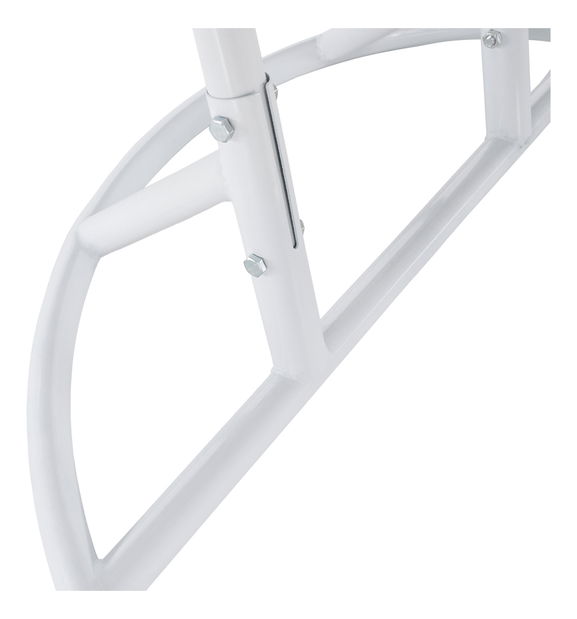 Závesné hojdacie dvojkreslo Dalvoa 2 (biela + vzor)