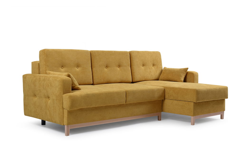 Rohová sedačka Zaron (žltá) (P)