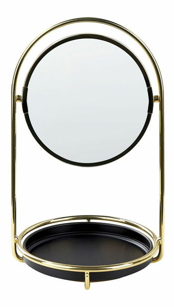 Kozmetické zrkadlo Indza (zlatá)