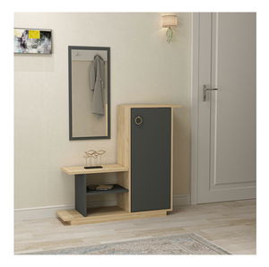 Set za predsoblje Kenulu (hrast + antracit)