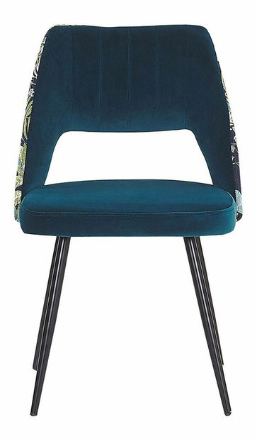 Set 2 buc. scaune de sufragerie ASHLEY (albastru)