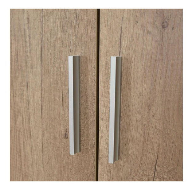 Ruhásszekrény Ginevra (világos dió)