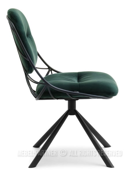 Stolica Brooklyn (zelena + crna)