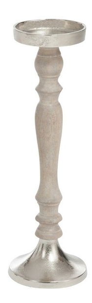 Svietnik Jolipa Vysoký na jednu sviečku (13x13x41cm) (Sivá)