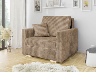 Fotoliu extensibil Clovea Pano I (maro deschis) (cu sp. depozitare)