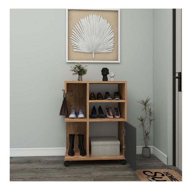 Fürdőszoba szekrény Rebooke (atlanti fenyő + antracit)