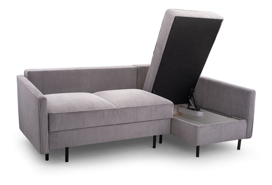 Rohová sedačka Robia (P) (fialová)