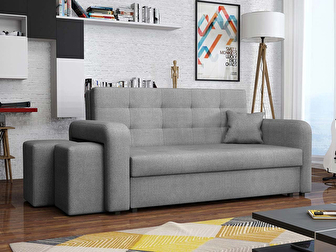 Sofa s tabureima III Candy (siva)