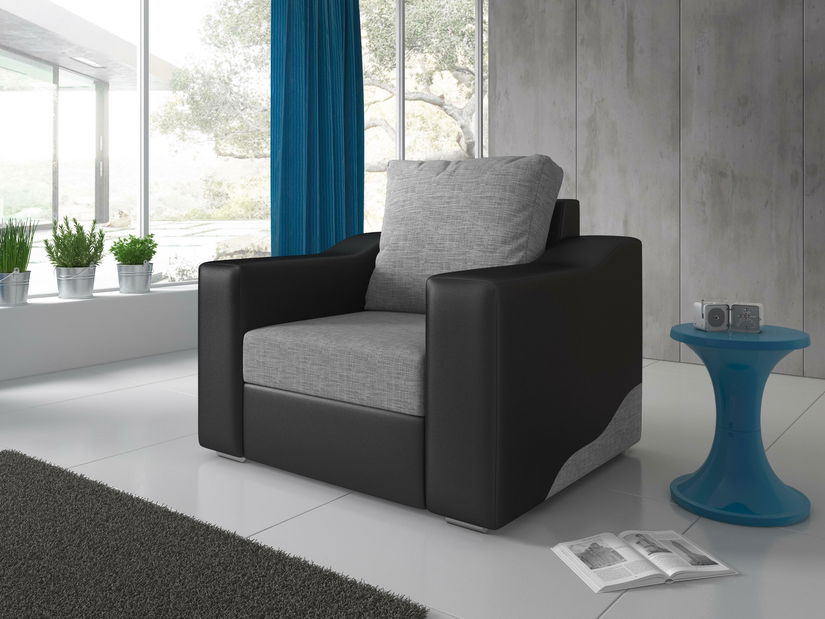 Fotel Winter (szürke + fekete)