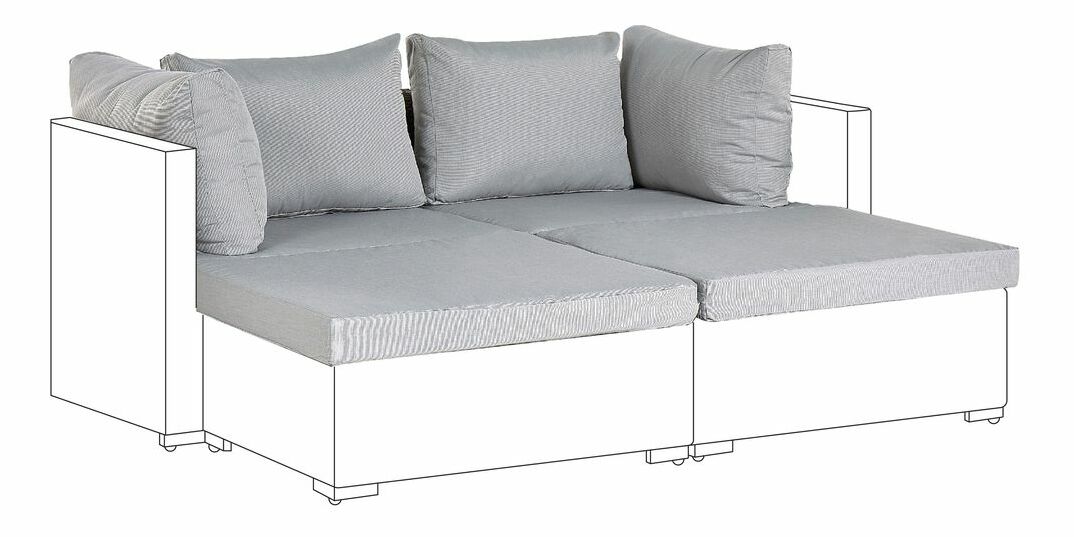 Set de huse pentru perne Notty (gri)