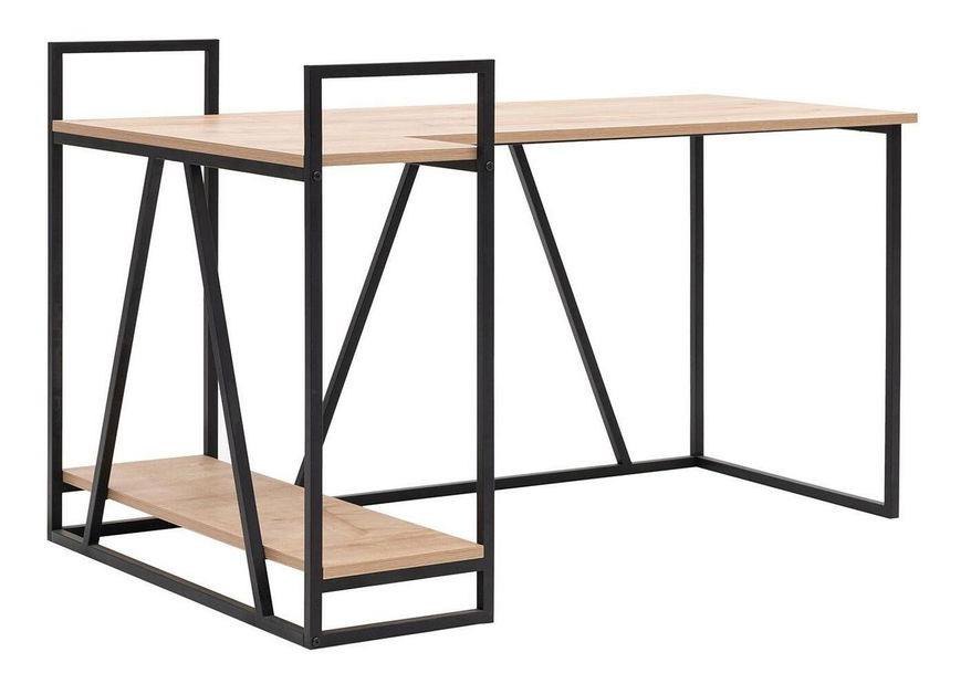 Íróasztal Nidupe 6 (zafír tölgy + fekete) 