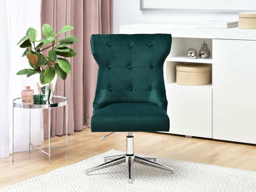 Fotel Elza (zöld + fekete)