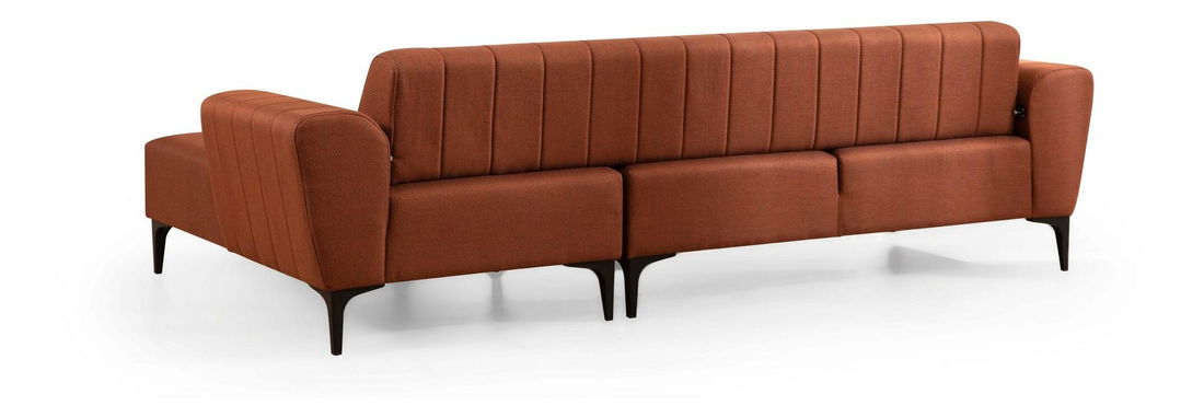 Colțar Hamletta (D) (cărămiziu + negru)