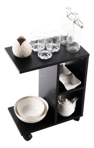 Măsuță servire Abaris (negru) *resigilat