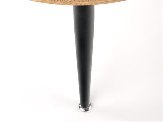 Dohányzóasztal szett Halmar Messi (arany tölgy + fekete)